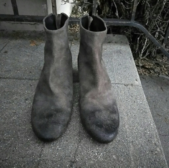 ⛔Sold⛔Marsell Distressed Nubuck Booties - Picture 3 of 7